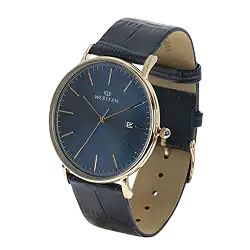 Classic Leather Strap Watch